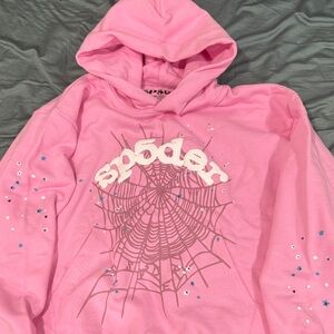 Sp5der Hoodie Pink